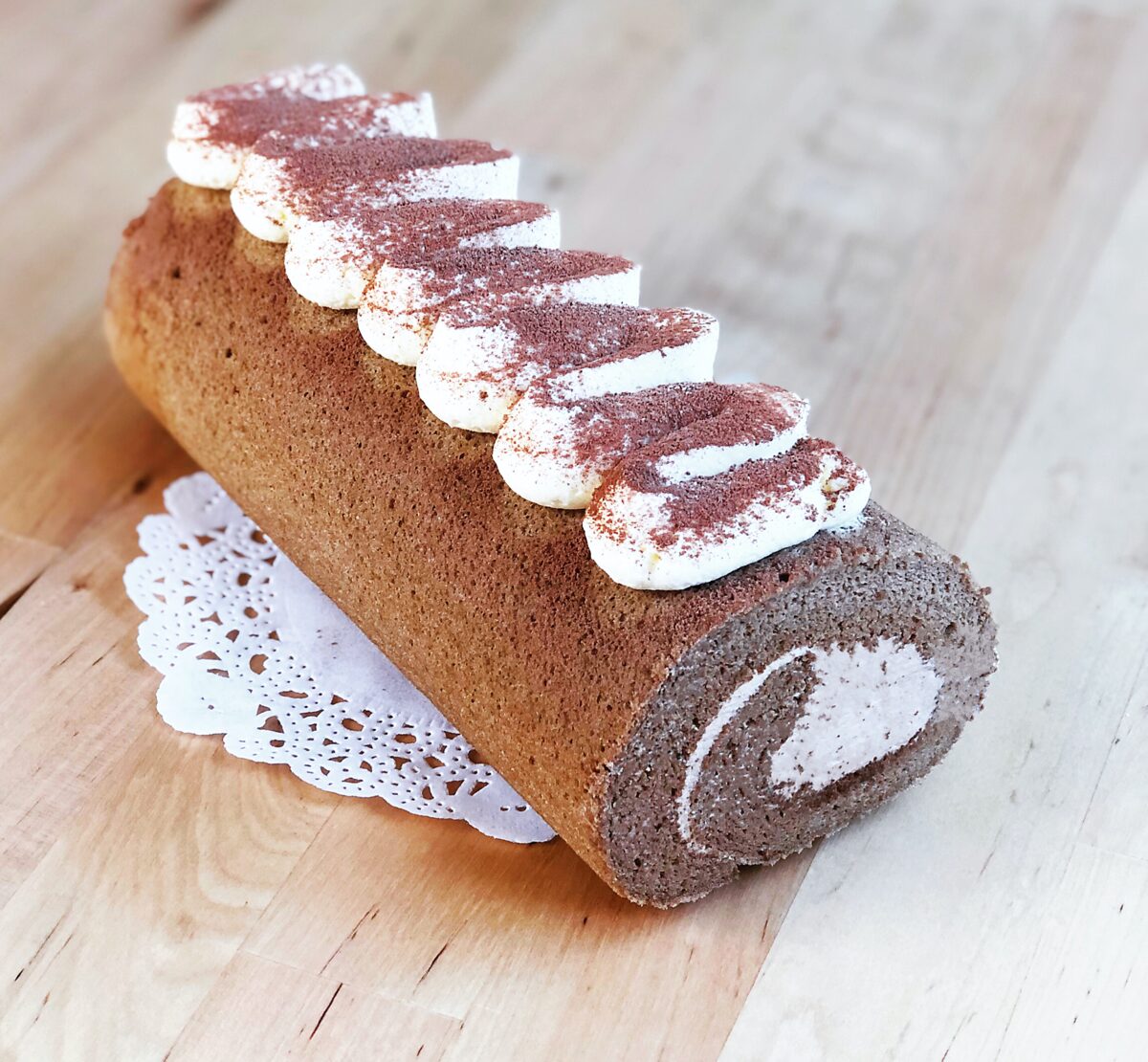 Coffee Soufflé Cake Roll